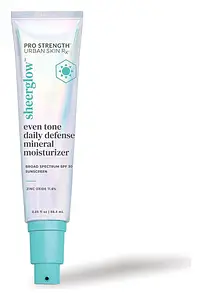 Urban Skin Sheerglow Even Tone Daily Defense Mineral Moisturizer SPF 30