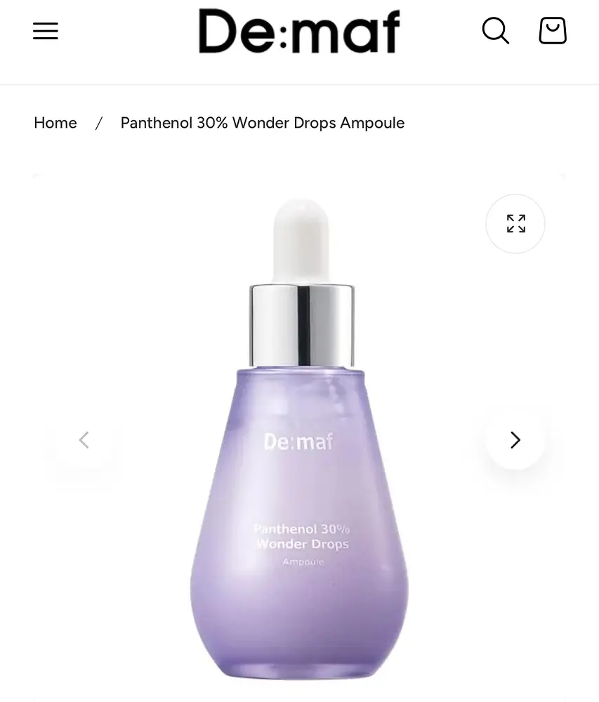 De:Maf Panthenol 30% Wonder Drops Ampoule