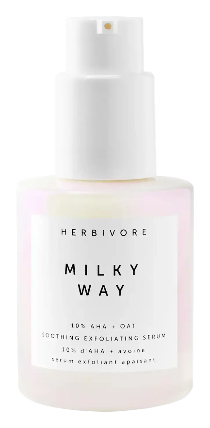 Herbivore Milky Way 10% AHA + Oat Soothing Exfoliating Serum