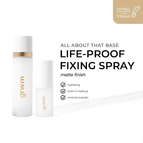 GRWM Cosmetics Life-Proof Fixing Spray GRWM Cosmetics Life-Proof Fixing Spray - Matte Finish