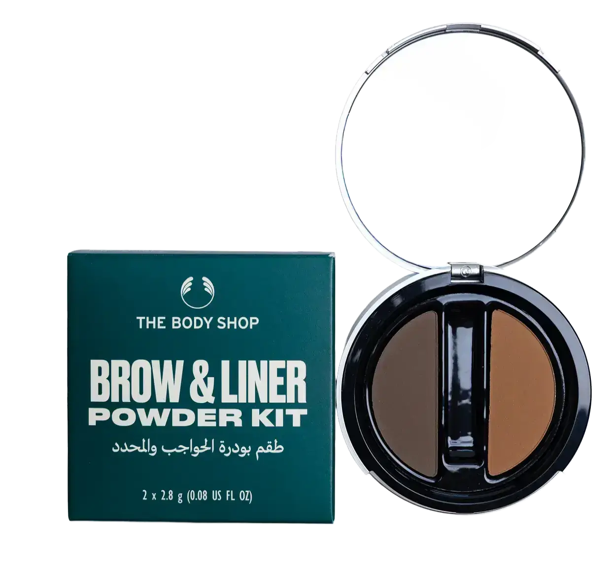 The Body Shop Brow & Liner Powder Kit 903 Raw Umber