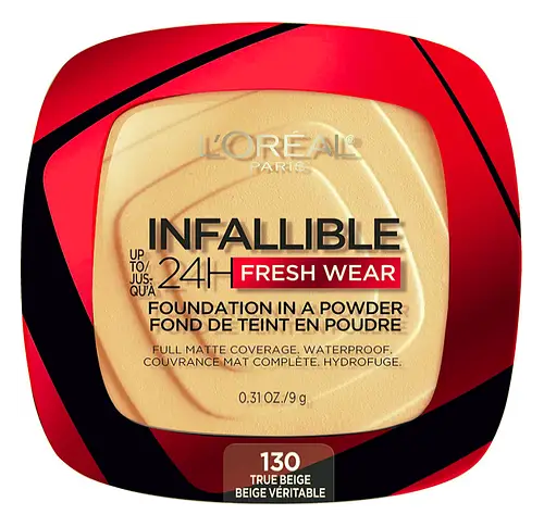 L'Oreal Infallible Fresh 24H Wear Foundation In A Powder 130 True Beige