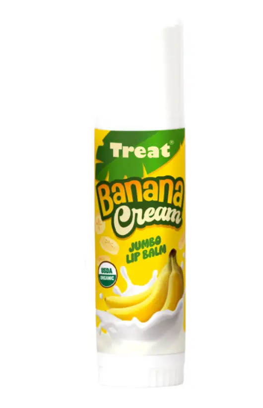 Treat Beauty Jumbo Lip Balm Banana Cream