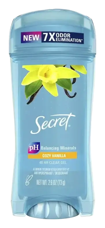Secret Fresh Clear Gel Antiperspirant Deodorant Cozy Vanilla