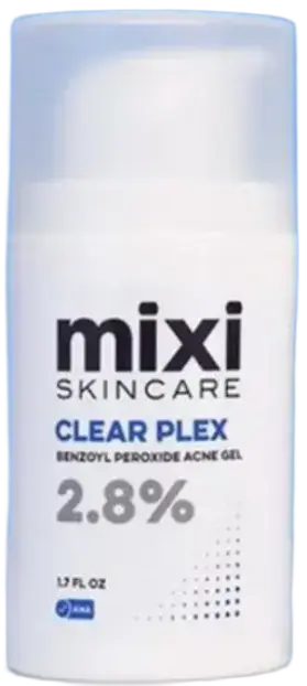 Mixi Skincare Clear Plex Benzoyl Peroxide Acne Gel 2.8%