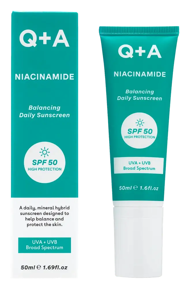 Q + A Niacinamide SPF 50 Balancing Daily Sunscreen