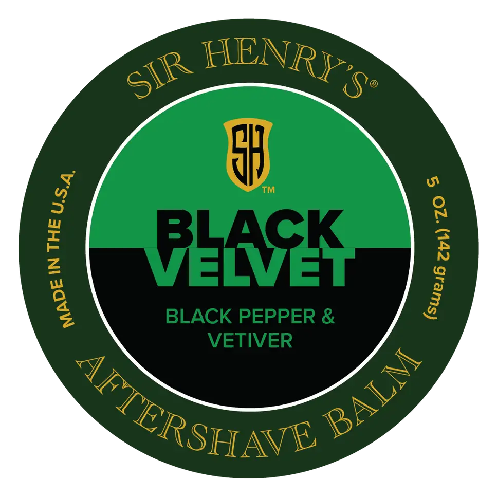 Sir Henry's Aftershave Balm Black Velvet Black Pepper & Vetiver