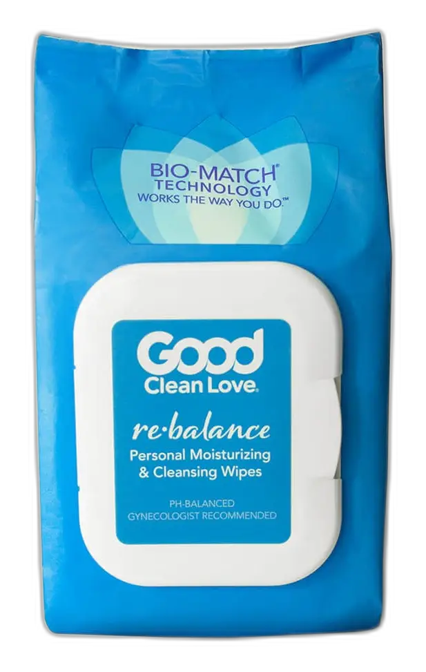Good Clean Love Rebalance pH-Balanced Wipes