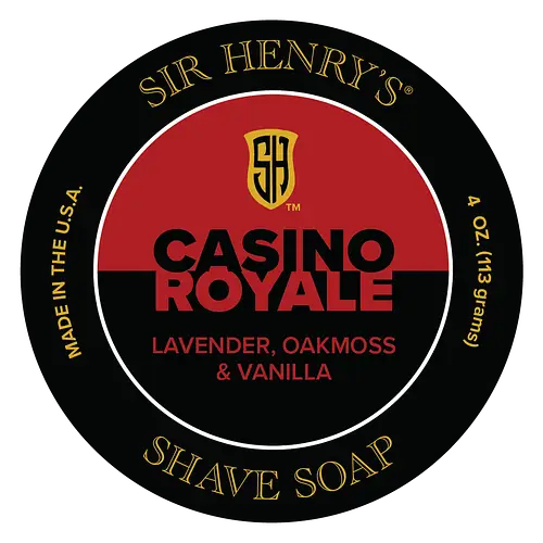 Sir Henry's Shave Soap Casino Royale Lavender, Oakmoss, & Vanilla