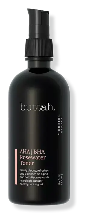 Buttah Skin AHA/BHA Rosewater Toner