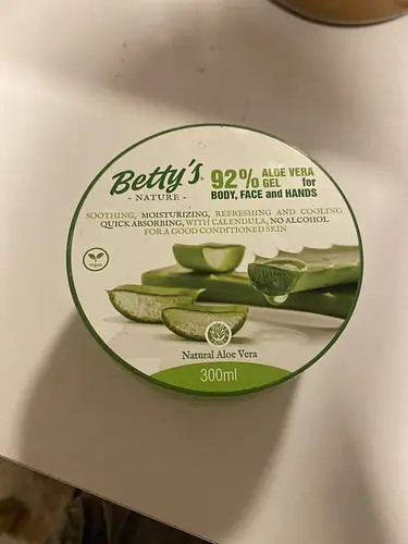 Betty's Nature 92% aloe Vera gel