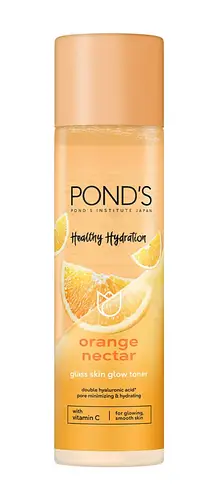 Pond's Healthy Hydration Orange Nectar glass skin glow toner Aloe vera and Watermelon