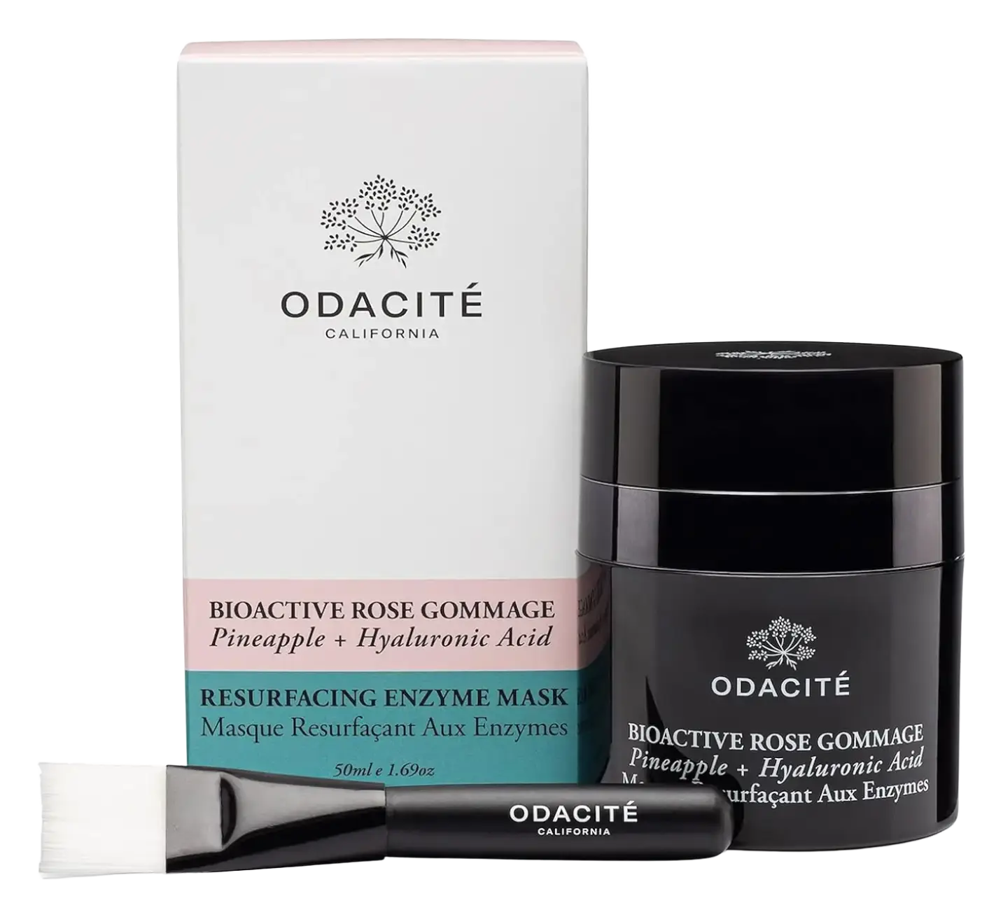 Odacité California Bioactive Rose Gommage Resurfacing Enzyme Mask