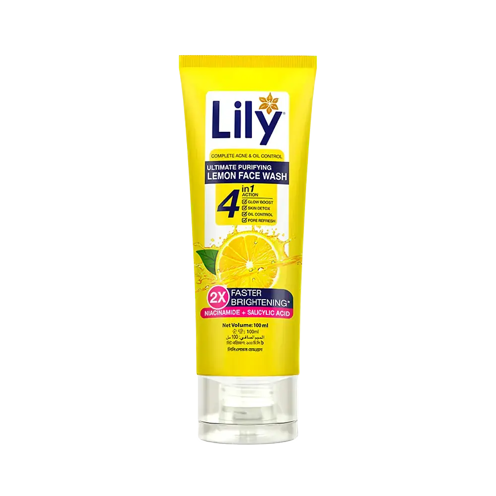 Lily 4 In 1 Action Face Wash Lemon