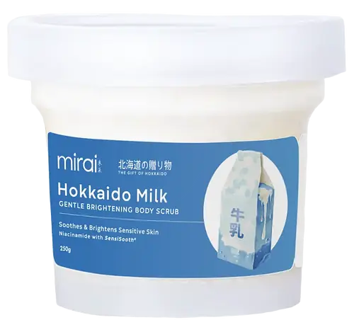 Mirai Hokkaido Milk Gentle Brightening Body Scrub