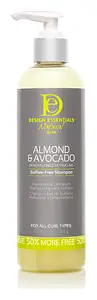 Design Essentials Almond And Avocado Moisturizing And Detangling Sulfate-Free Shampoo