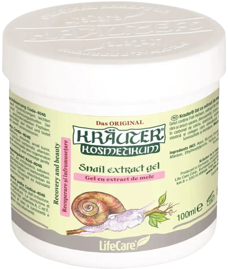 Krauter Kosmetikum Snail Extract Gel