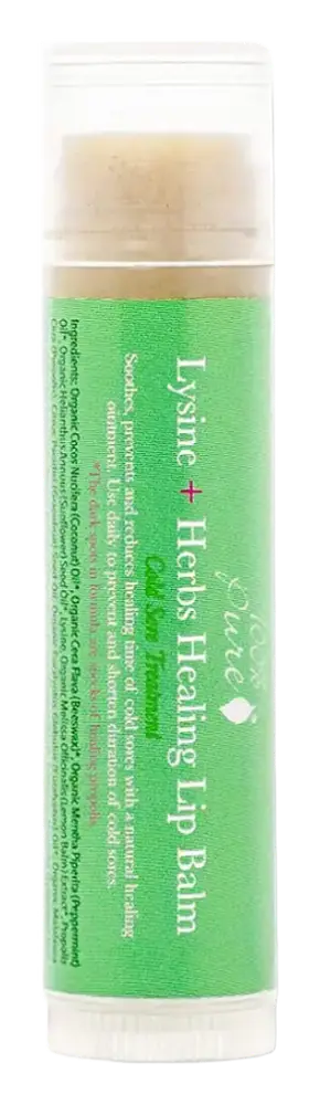100% Pure Lysine + Herbs Lip Balm