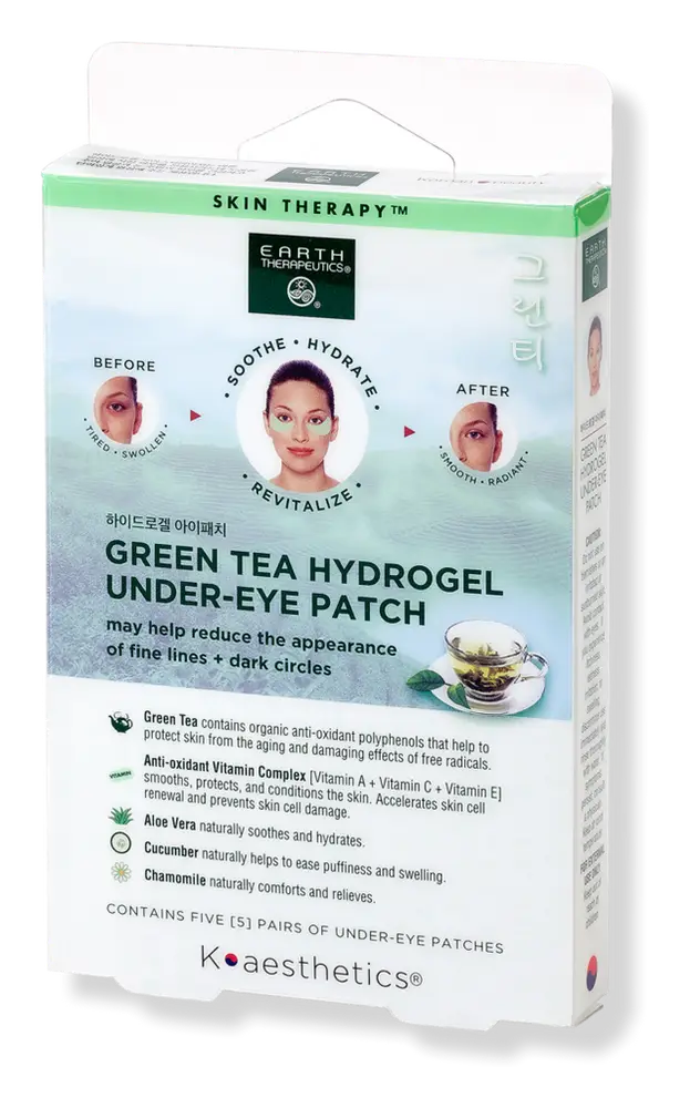 Earth Therapeutics Green Tea Hydrogel Under-Eye Patch