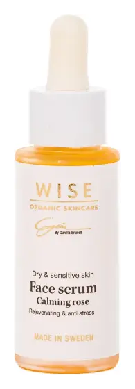 Wise Organic Skincare Face Serum Calming Rose