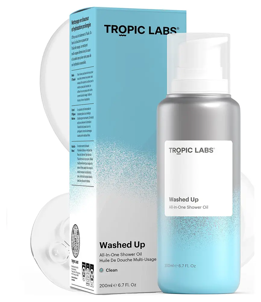 Tropic Labs Washed Up All-In-One Shower Oil