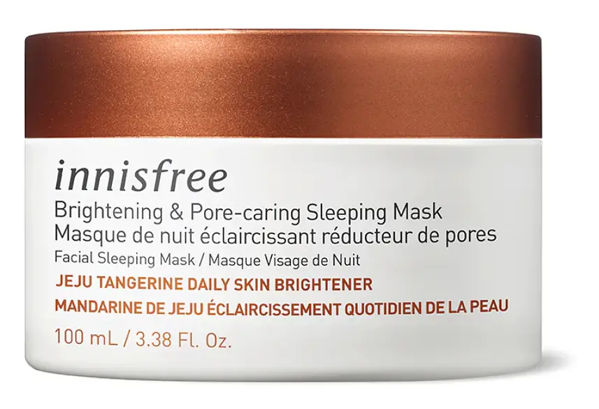 innisfree Brightening & Pore-caring Sleeping Mask with Jeju Tangerine Peel Extract