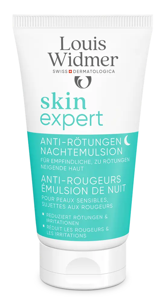 Louis Widmer Skinexpert Anti-Rougeurs Emulsion De Nuit Perfume Free