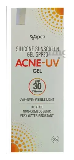 Ipca Acne-UV Silicone Sunscreen Gel SPF 30