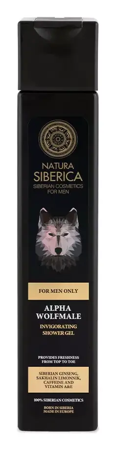 Natura Siberica Alfa Wolfmale Invigorating Shower Gel