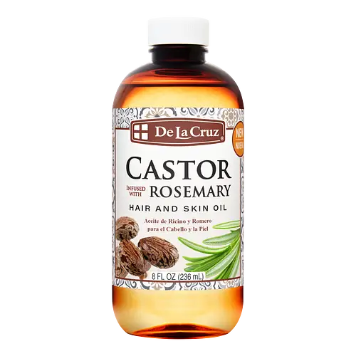 De La Cruz Castor Infused With Rosemary Hair And Skin Oil