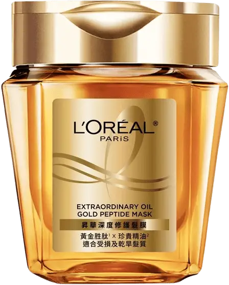 L'Oreal Elseve Extraordinary Oil Gold Peptide Mask Hong Kong