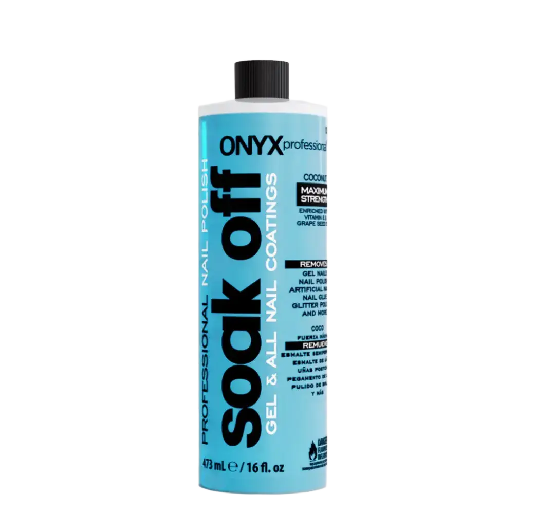 Onyx Professional Soak Off Formula Gel & Nail Polish Remover
