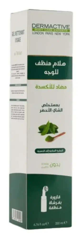 DERMACTIVE Gel Nettoyant Antioxidant Au Thé Vert