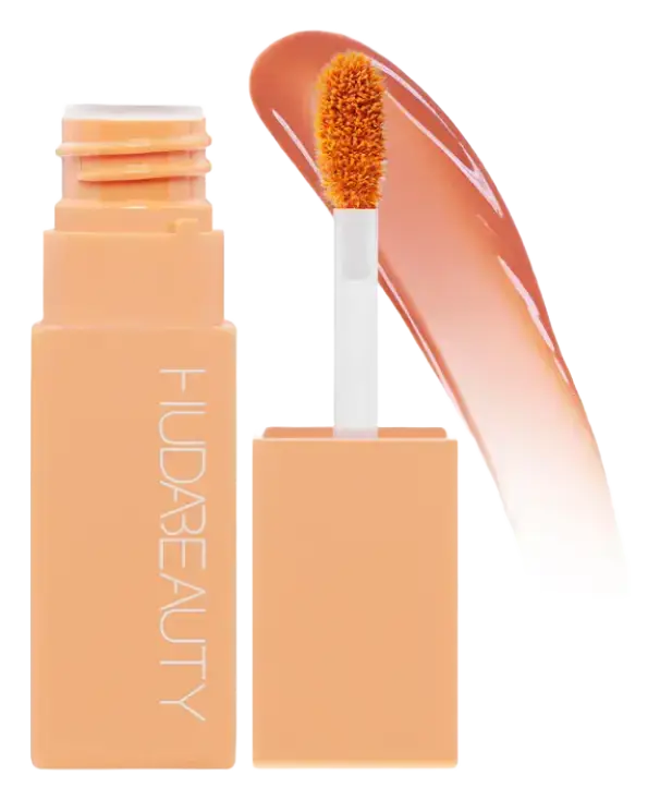 Huda Beauty Lip Blush Cream Lip & Cheek Stain Peachy Kiss