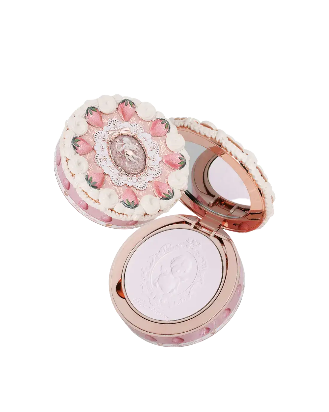 Flower Knows Strawberry Cupid Pressed Powder 01 Soft Lavender