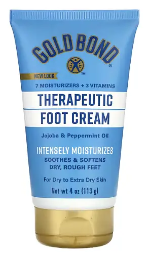 Gold Bond Therapeutic Foot Cream With Jojoba & Peppermint Oil