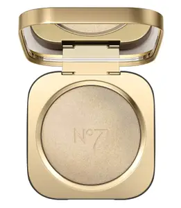 No7 Pro Artist Radiant Glow Powder Highlighter Gold Silk