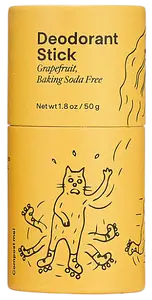 Meow Meow Tweet Deodorant Stick Grapefruit Baking Soda Free