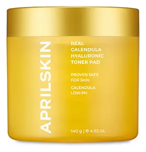 APRILSKIN Real Calendula Hyaluronic Toner Pad