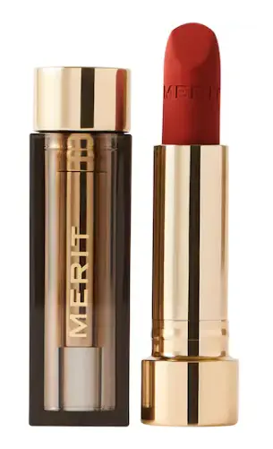 Merit Beauty Signature Lip Lightweight Matte Lipstick Vermillion