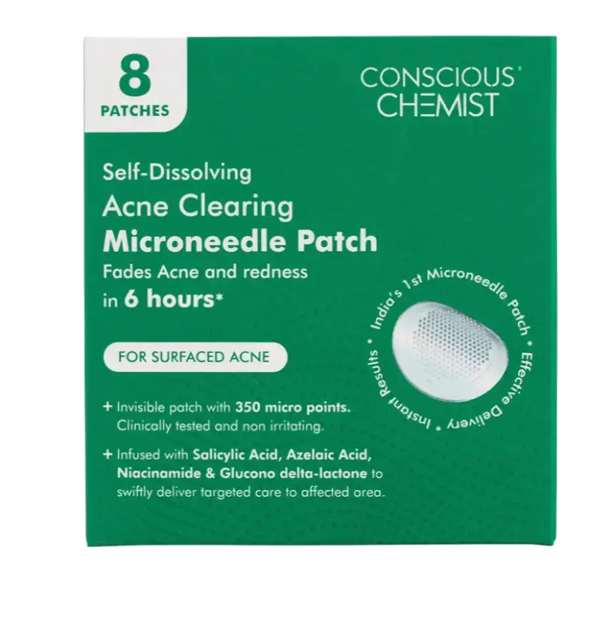 Conscious Chemist Self Dissolving Acne Clearing Microneedle Patches