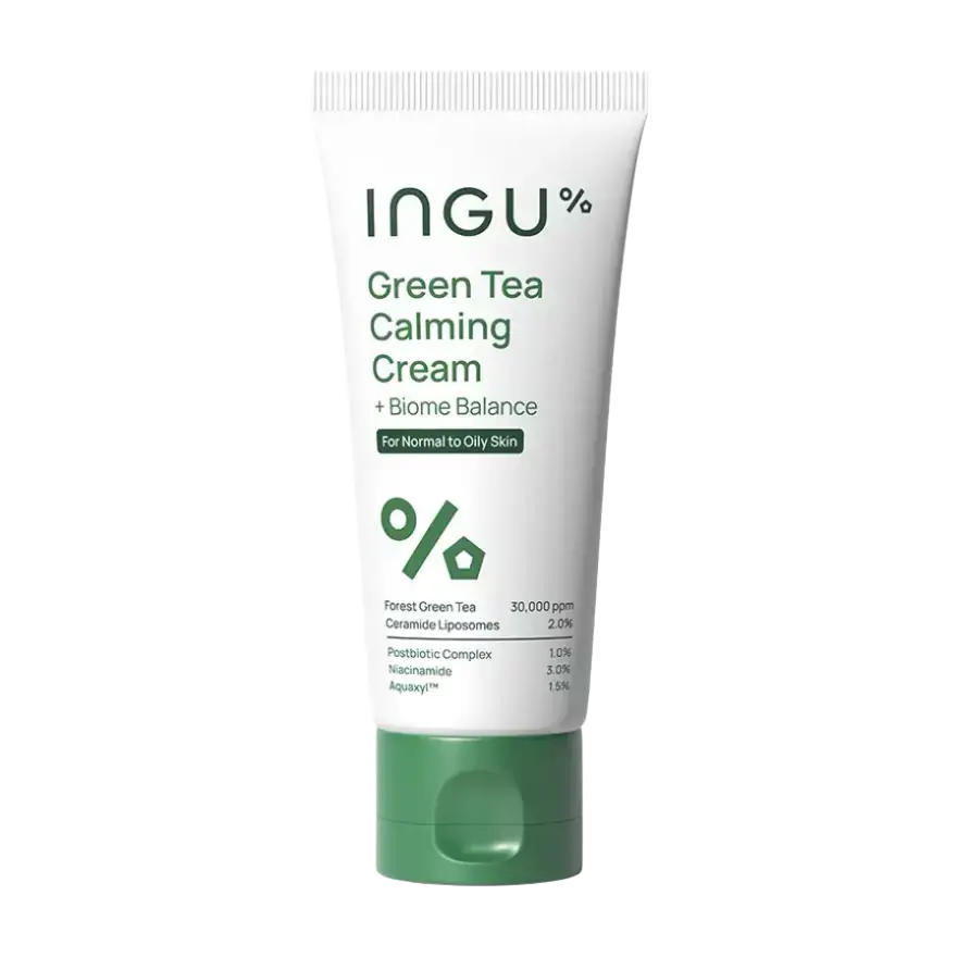 Ingu Green Tea Calming Cream + Biome Balance