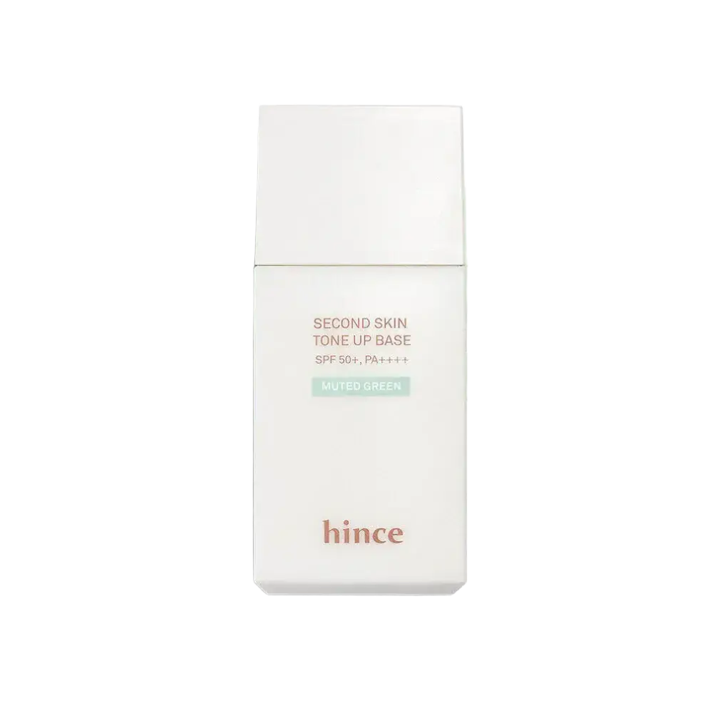 hince Second Skin Tone Up Base SPF 50+ Muted Green