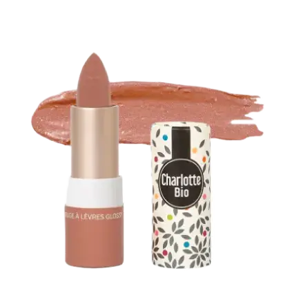 Charlotte Bio Glossy Lipstick Nude Mocha