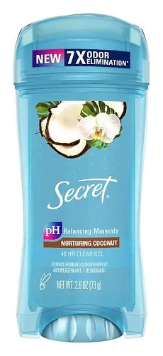 Secret Fresh Clear Gel Antiperspirant Deodorant Nurturing Coconut