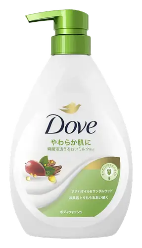 Dove Jojoba Oil & Sandalwood Body Wash Japan