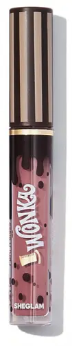 SHEGLAM Willy Wonka Cocoa Kiss Lip Gloss Cookies N’ Milk