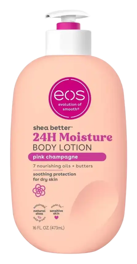 EOS Shea Better Moisture Body Lotion Pink Champagne