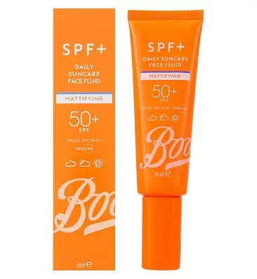 Boots Mattifying Daily Suncare Face Fluid SPF 50+