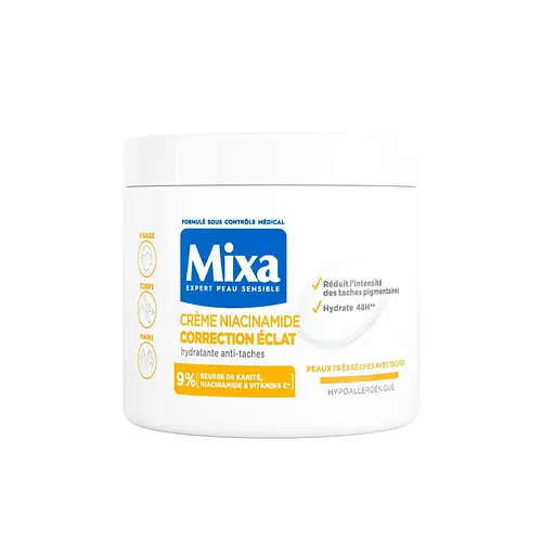 Mixa Niacinamide Bright Crema Hidratante Antimanchas France